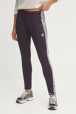 adidas Originals spodnie dresowe kolor bordowy z aplikacją IY2185