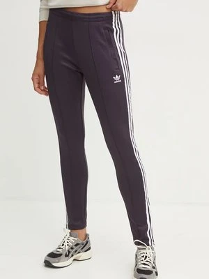 adidas Originals spodnie dresowe kolor bordowy z aplikacją IY2185