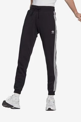 adidas Originals spodnie dresowe kolor czarny z aplikacją IB7455-CZARNY