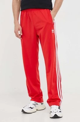 adidas Originals spodnie dresowe kolor czerwony wzorzyste IJ7057