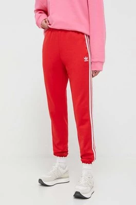 adidas Originals spodnie dresowe kolor czerwony wzorzyste IK3858