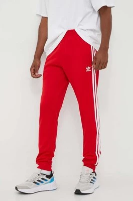 adidas Originals spodnie dresowe kolor czerwony z aplikacją IM4543