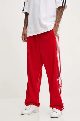 adidas Originals spodnie dresowe kolor czerwony z aplikacją IY9924