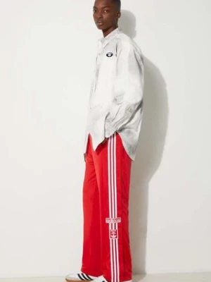 adidas Originals spodnie dresowe kolor czerwony z aplikacją IY9924