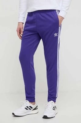adidas Originals spodnie dresowe kolor fioletowy z aplikacją IR9877