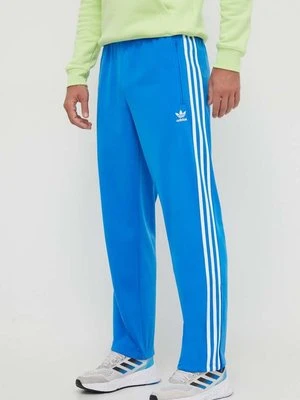 adidas Originals spodnie dresowe kolor niebieski z aplikacją IJ7056