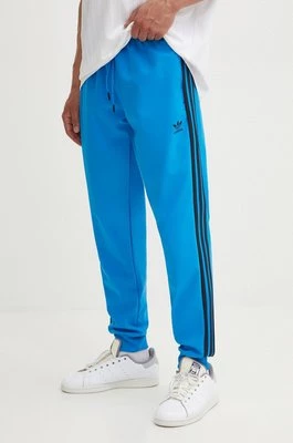 adidas Originals spodnie dresowe kolor niebieski z aplikacją IM9881CHEAPER