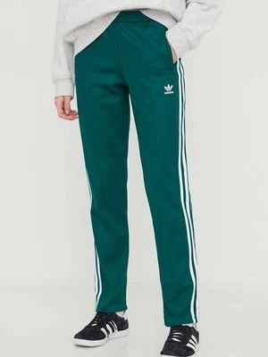 adidas Originals spodnie dresowe kolor zielony z aplikacją IP0628