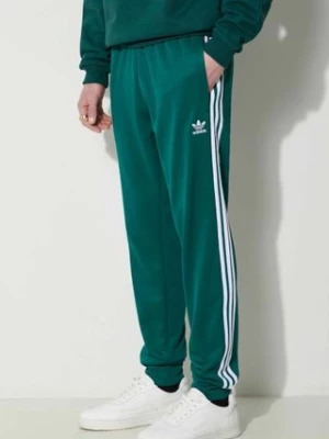 adidas Originals spodnie dresowe kolor zielony z aplikacją  IR9886