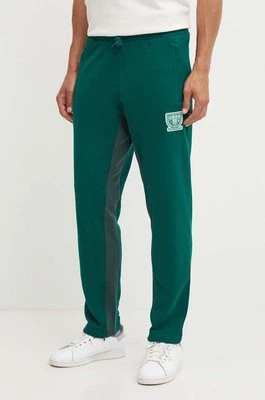 adidas Originals spodnie dresowe kolor zielony z aplikacją IX9632
