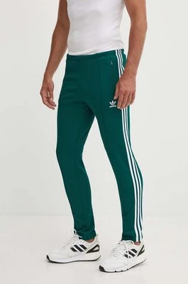 adidas Originals spodnie dresowe kolor zielony z nadrukiem IP0419