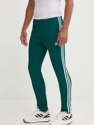 adidas Originals spodnie dresowe kolor zielony z nadrukiem IP0419