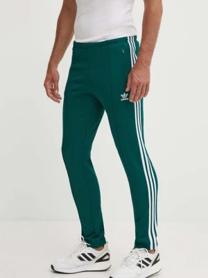 adidas Originals spodnie dresowe kolor zielony z nadrukiem IP0419