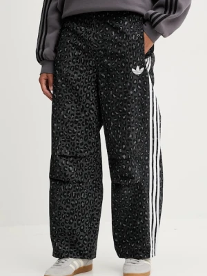 adidas Originals spodnie dresowe Leo męskie kolor szary wzorzyste JV7564
