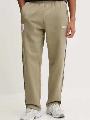 adidas Originals spodnie dresowe Mesh Stripe męskie kolor zielony z aplikacją JX3087