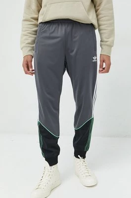 adidas Originals spodnie dresowe męskie kolor szary z aplikacją