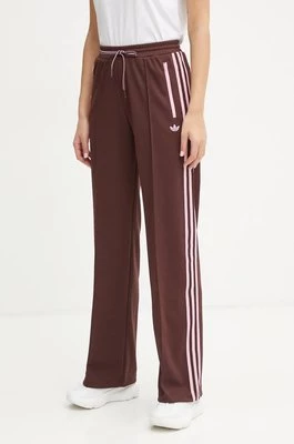 adidas Originals spodnie dresowe Montreal Track Pant kolor brązowy wzorzyste JL9631