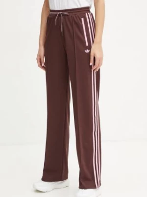 adidas Originals spodnie dresowe Montreal Track Pant kolor brązowy wzorzyste JL9631