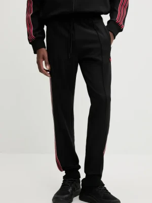 adidas Originals spodnie dresowe Manchester United kolor czarny z aplikacją JF0359
