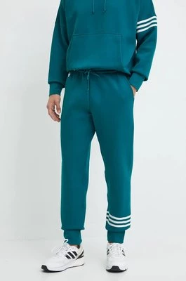 adidas Originals spodnie dresowe Neuclassics C Pant kolor zielony z aplikacją JF9152