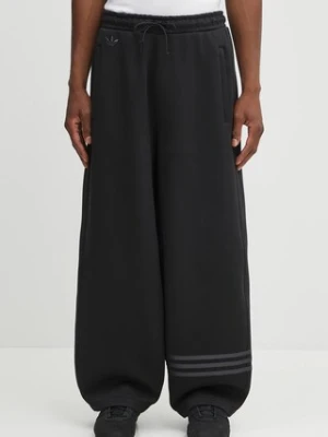 adidas Originals spodnie dresowe Neuclassics męskie kolor czarny z aplikacją JW5445