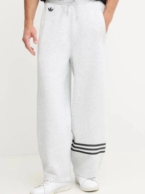 adidas Originals spodnie dresowe Neuclassics męskie kolor szary z aplikacją JW5443