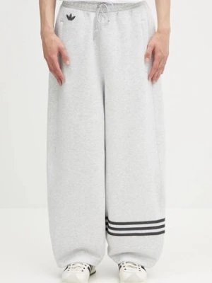 adidas Originals spodnie dresowe Neuclassics męskie kolor szary z aplikacją JW5443