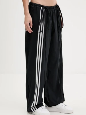 adidas Originals spodnie dresowe Ribbon damskie kolor czarny z aplikacją JV9727