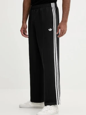 adidas Originals spodnie dresowe Spacer Drill Tp męskie kolor czarny z aplikacją JX1506