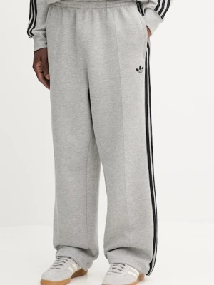 adidas Originals spodnie dresowe Spacer Drill Tp męskie kolor szary z aplikacją JX1505