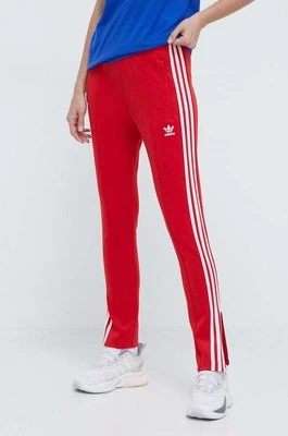 adidas Originals spodnie dresowe Adicolor SST kolor czerwony z aplikacją IK6603