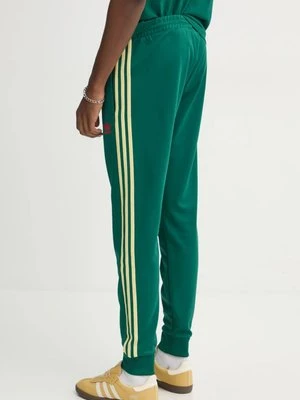 adidas Originals spodnie dresowe SST TP kolor zielony z aplikacją JP1224