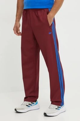 adidas Originals spodnie dresowe Trackpant kolor bordowy z aplikacją JN5977