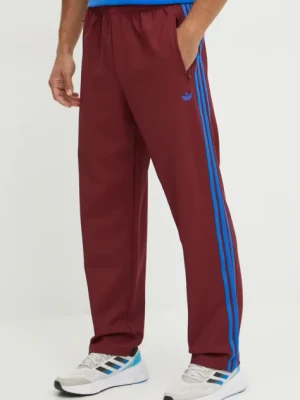 adidas Originals spodnie dresowe Trackpant kolor bordowy z aplikacją JN5977