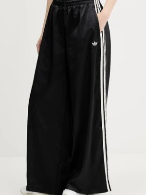 adidas Originals spodnie dresowe Wide Leg Pants damskie kolor czarny gładkie KC8813
