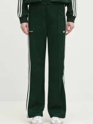 adidas Originals spodnie dresowe x Sporty & Rich Sweatshirt damskie kolor zielony gładkie JN5323