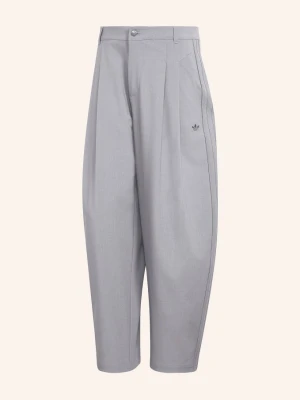 Adidas Originals Spodnie O Kroju Oversize Z Paskami Z Galonu grau SZARY