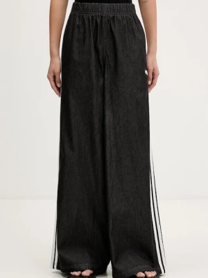 adidas Originals spodnie straight damskie bawełniane