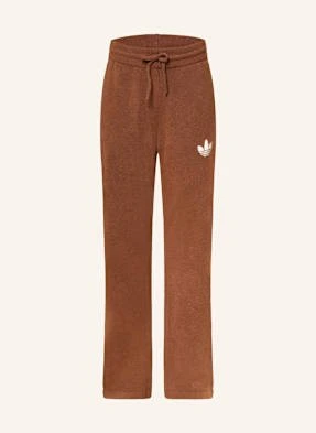 Adidas Originals Spodnie Z Dzianiny W Stylu Dresowym braun