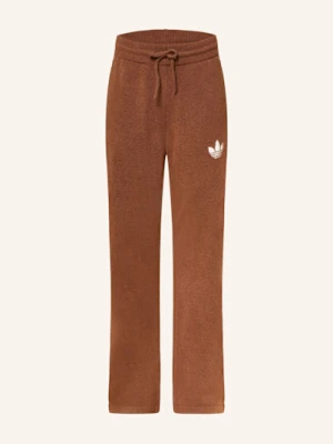 Adidas Originals Spodnie Z Dzianiny W Stylu Dresowym braun