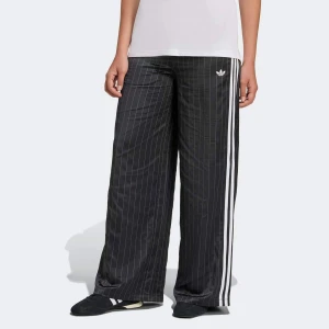 adidas Originals Spodnie z Szerokimi Nogawkami 3 Paski kobiety dresowe czarny rozmiar Odzież