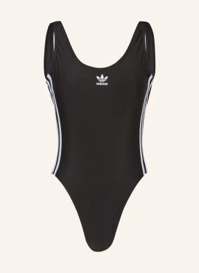 Adidas Originals Strój Kąpielowy Adicolor 3-Streifen schwarz