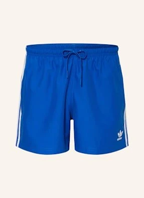 Adidas Originals Strój Kąpielowy Adicolor 3 Stripes Swim 5 Inch blau