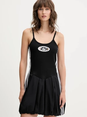 adidas Originals sukienka Balloon Dress kolor czarny mini rozkloszowana KC8798