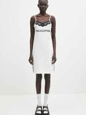 adidas Originals sukienka Dress kolor biały mini prosta JZ6770