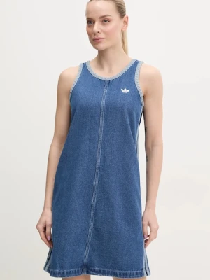 adidas Originals sukienka jeansowa DENIM 3S DRESS