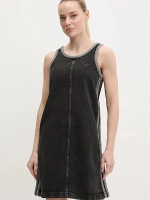 adidas Originals sukienka jeansowa DENIM 3S DRESS