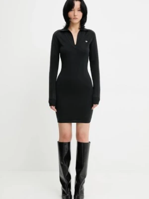adidas Originals sukienka Ls Dress kolor czarny mini dopasowana KB3069