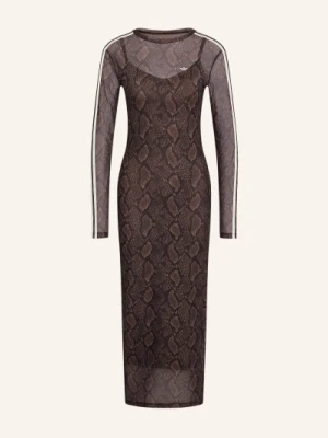 Adidas Originals Sukienka Z Siateczki Snake Print braun