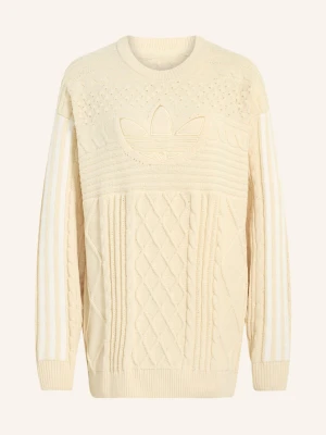 Adidas Originals Sweter 70s Trefoil gelb KREMOWY